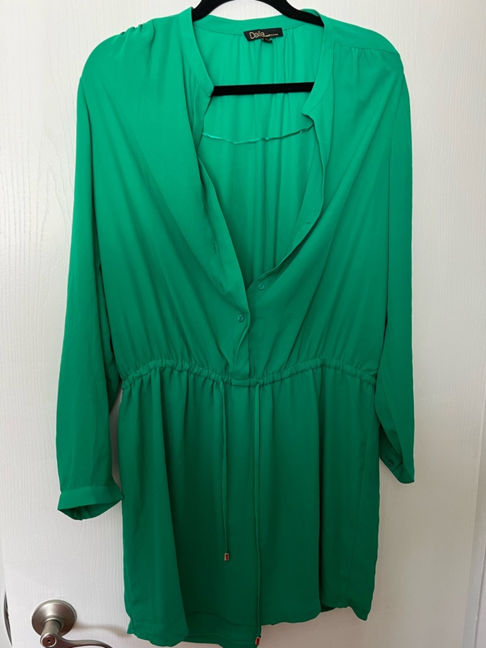 Dalia Emerald Green Mini Dress